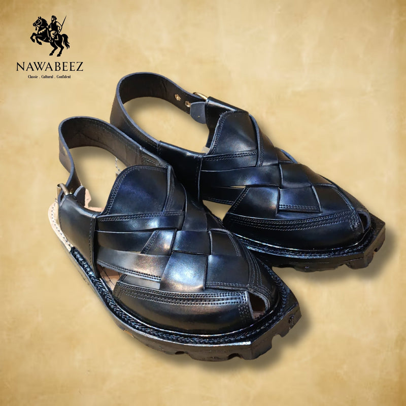 Original Norozi Chappal in all Leather Handmade