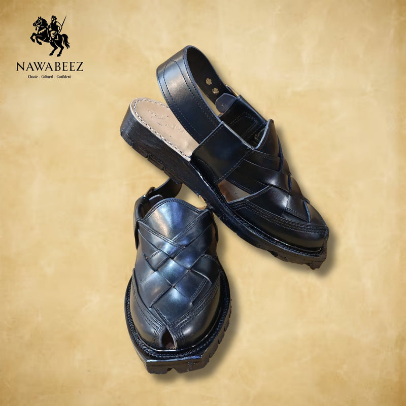 Original Norozi Chappal in all Leather Handmade