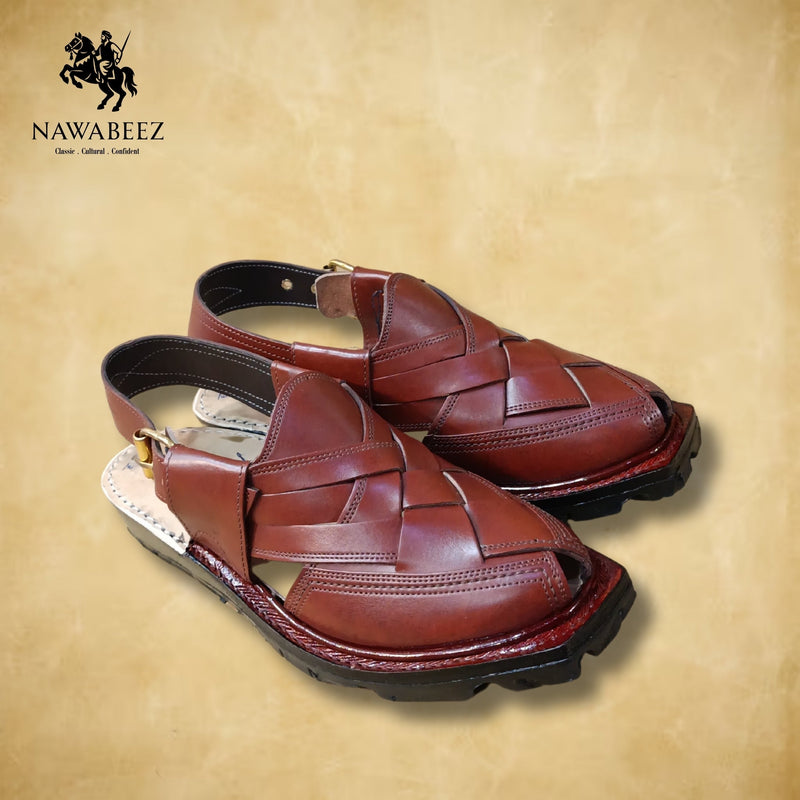 Original Norozi Chappal in all Leather Handmade