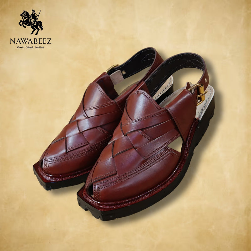 Original Norozi Chappal in all Leather Handmade