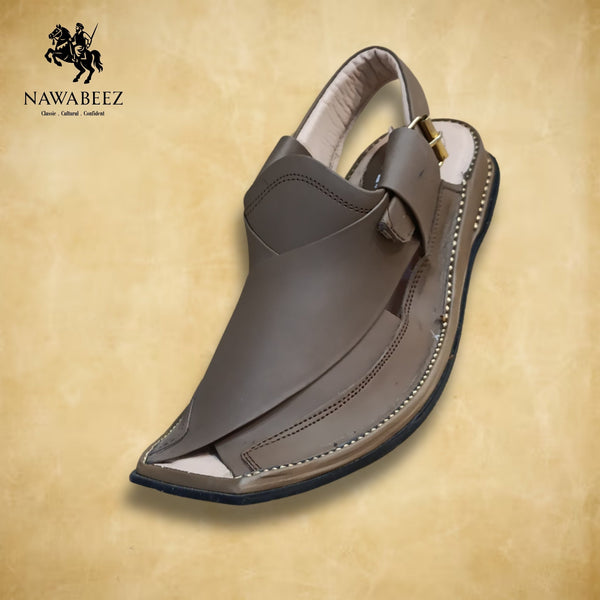 Peshawari Kheri in Upper Stitch Matte Finish Leather