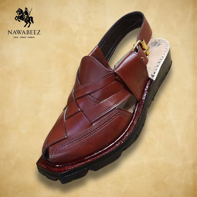 Original Norozi Chappal in all Leather Handmade