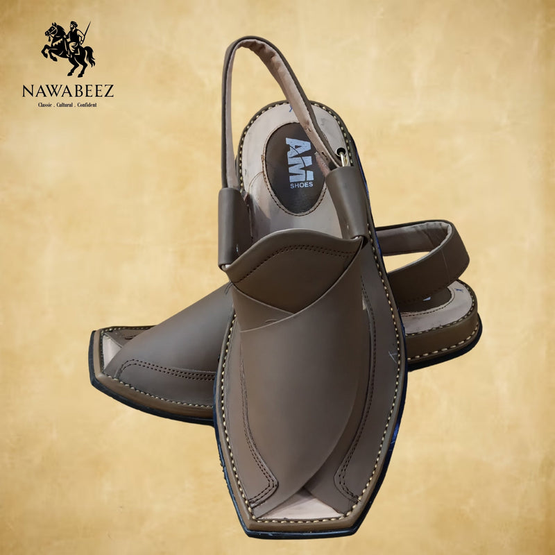 Peshawari Kheri in Upper Stitch Matte Finish Leather