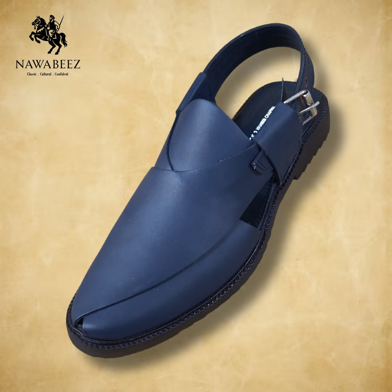 Formal Shoes Shape Peshawari Chappal - Pure Leather Peshawari Chappal