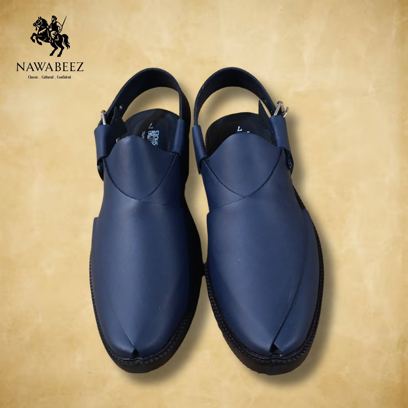 Formal Shoes Shape Peshawari Chappal - Pure Leather Peshawari Chappal