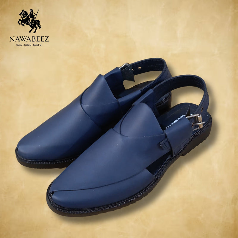 Formal Shoes Shape Peshawari Chappal - Pure Leather Peshawari Chappal