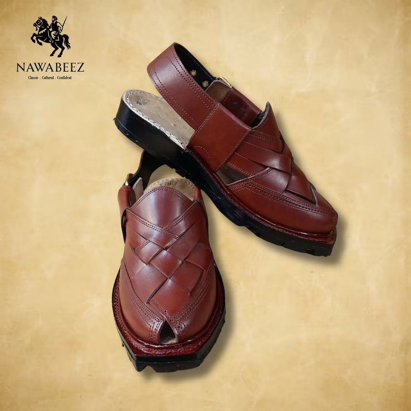 Original Norozi Chappal in all Leather Handmade