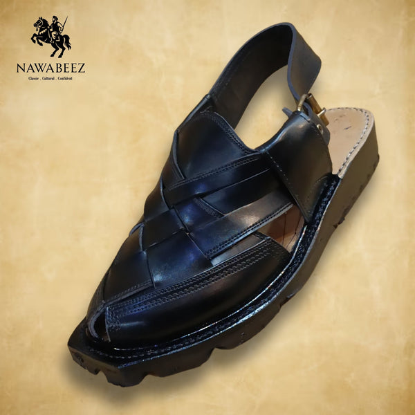 Original Norozi Chappal in all Leather Handmade