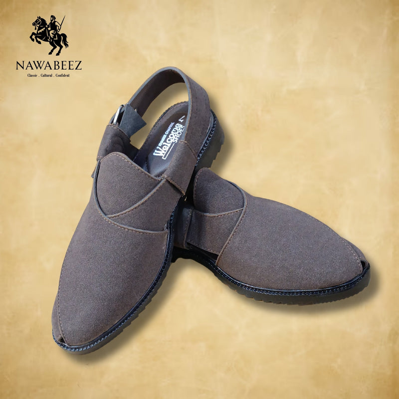 New Fur Leather Boot Shape Peshewari Kherri 2025 Design