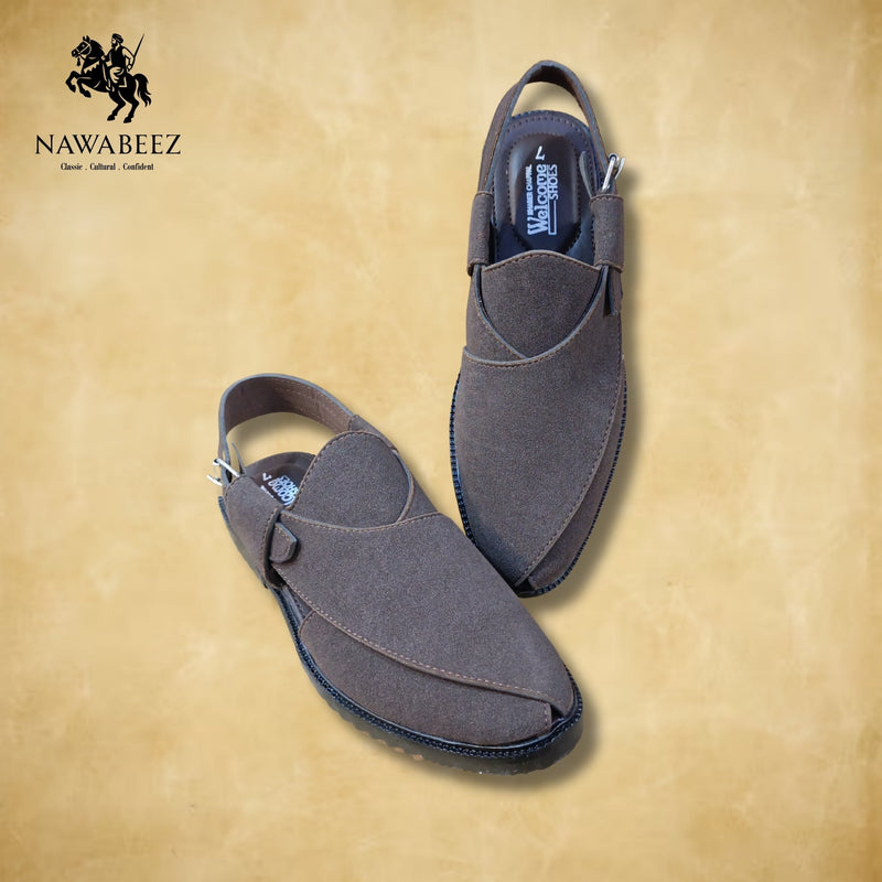 New Fur Leather Boot Shape Peshewari Kherri 2025 Design